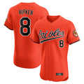 Friene B.Orioles #8 Cal Ripken Player Orange Limited Elite Home Game Stitched Jerseys