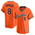 Friene B.Orioles #8 Cal Ripken Player Orange T-shirt Limited Home Game Stitched Jerseys