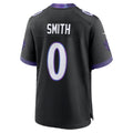 Friene B.Ravens #0 Roquan Smith Black Alternate Game Stitched Jerseys