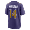 Friene B.Ravens #14 Kyle Hamilton Purple Alternate Game Stitched Jerseys