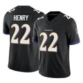 Friene B.Ravens #22 Derrick Henry Player Black Limited Home Game Stitched Jerseys