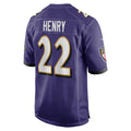 Friene B.Ravens #22 Derrick Henry Player Purple Home Game Stitched Jerseys