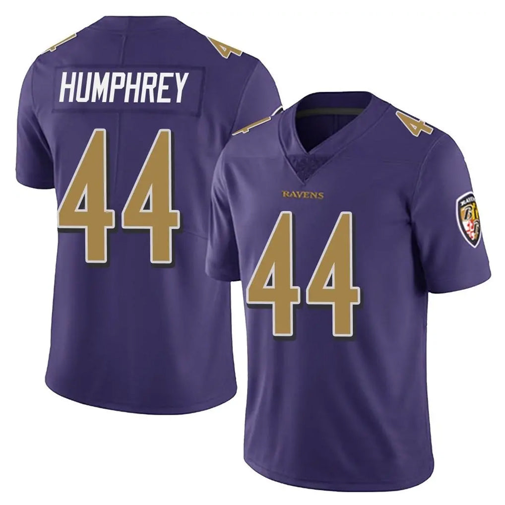 Friene B.Ravens #44 Marlon Humphrey Player Purple Color Vapor Untouchable Home Game Stitched Jerseys