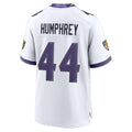 Friene B.Ravens #44 Marlon Humphrey Player White Home Game Stitched Jerseys