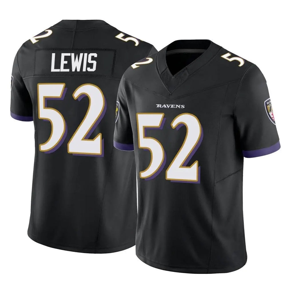 Friene B.Ravens #52 Ray Lewis Player Black Vapor F.U.S.E. Limited Game Stitched Jerseys