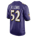 Friene B.Ravens #52 Ray Lewis Player Purple Home Stitched Jerseys