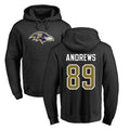 Friene B.Ravens #89 Mark Andrews Player Black Pullover Hoodie Stitched Jerseys
