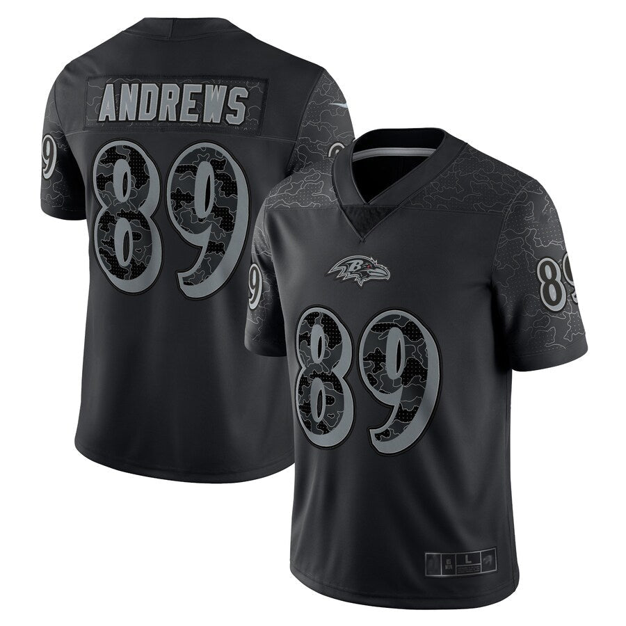 Friene B.Ravens #89 Mark Andrews Player RFLCTV Limited Black Stitched Jerseys