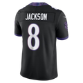 Friene B.Ravens #8 Lamar Jackson Black Alternate Alternate Vapor F.U.S.E. Stitched Limited Jerseys