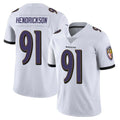 Friene B.Ravens #91 Trey Hendrickson Player White Vapor Untouchable Game Stitched Jerseys