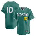 Friene B.Red Sox #10 Trevor Story Player Green City Connect Limited Home Game Stitched Jerseys