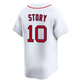 Friene B.Red Sox #10 Trevor Story Player White Limited Home Game Stitched Jerseys
