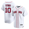 Friene B.Red Sox #10 Trevor Story Player White Limited Home Game Stitched Jerseys