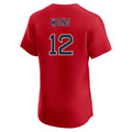 Friene B.Red Sox #12 Connor Wong Player Red Limited Elite Home Game Stitched Jerseys