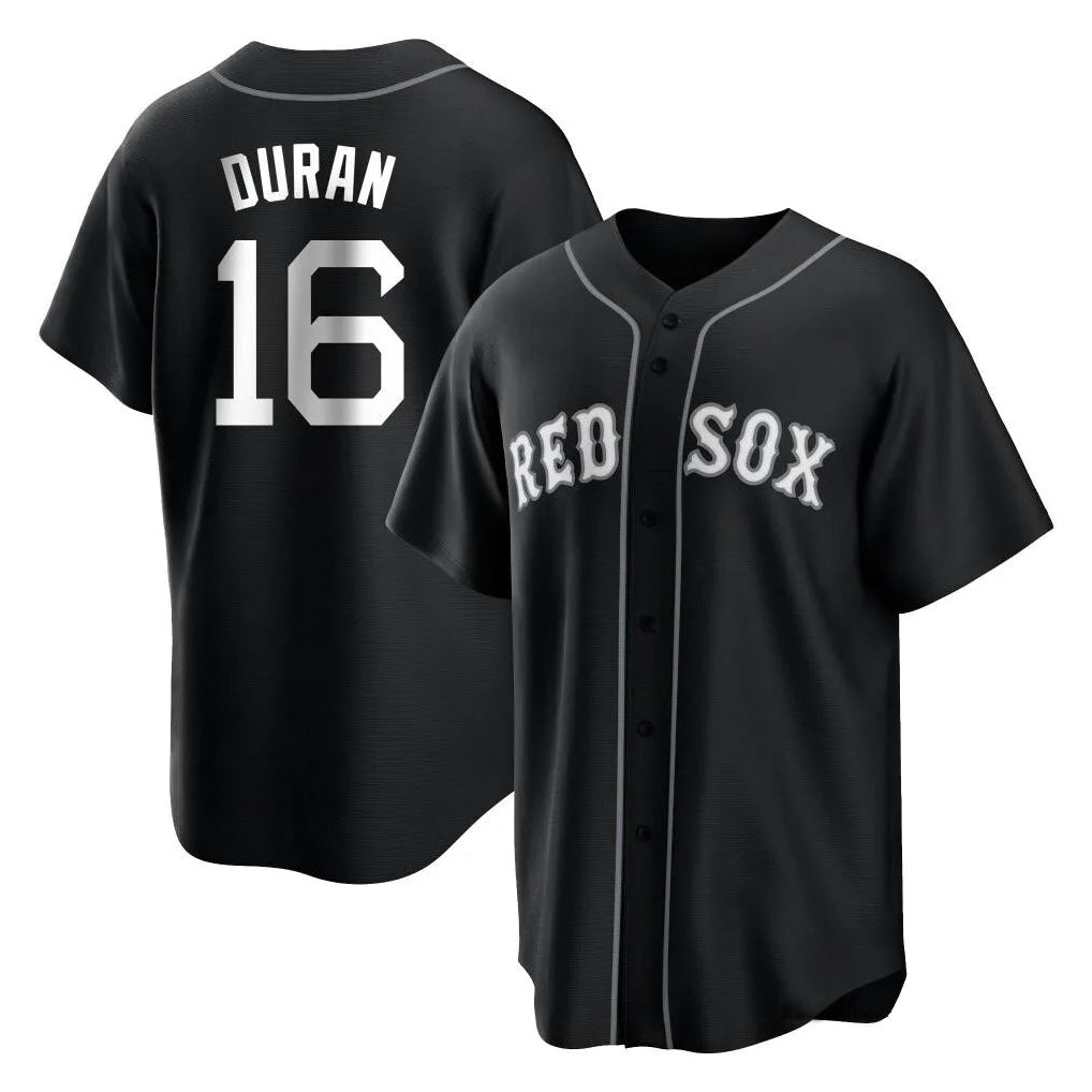 Friene B.Red Sox #16 Jarren Duran Player Black Home Game Stitched Jerseys