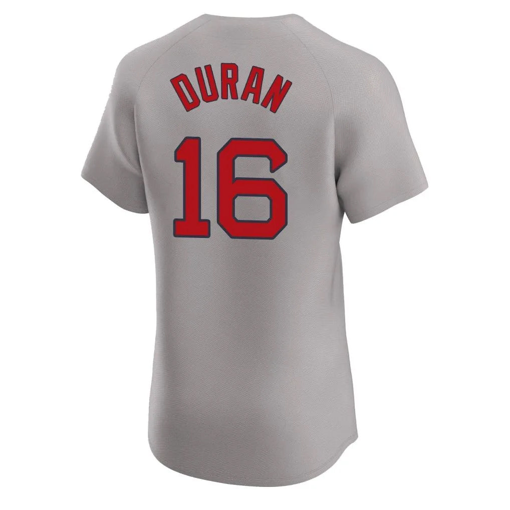 Friene B.Red Sox #16 Jarren Duran Player Gray Road Limited Elite Home Game Stitched Jerseys