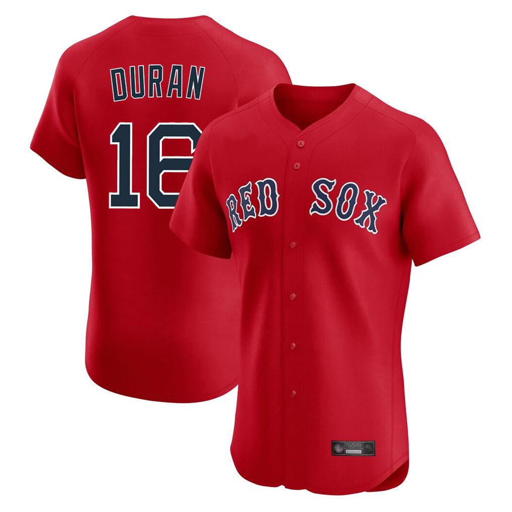 Friene B.Red Sox #16 Jarren Duran Player Red Limited Elite Home Game Stitched Jerseys