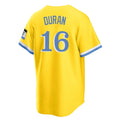 Friene B.Red Sox #16 Jarren Duran Player Yellow Home Game Stitched Jerseys