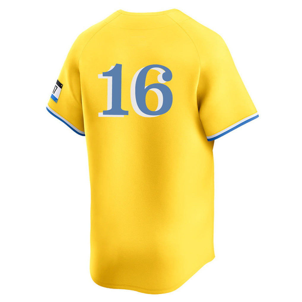 Friene B.Red Sox #16 Jarren Duran Player Yellow Limited Home Game Stitched Jerseys