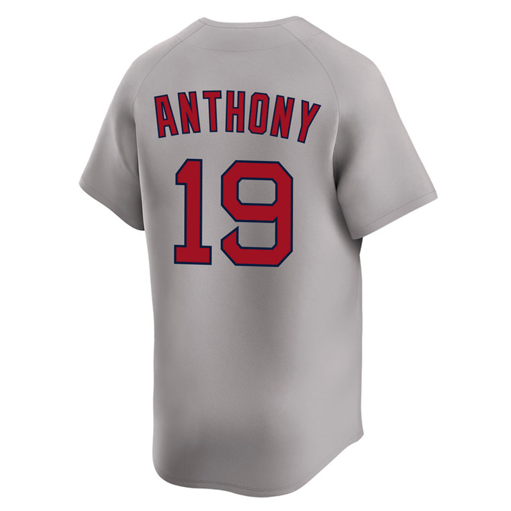 Friene B.Red Sox #19 Roman Anthony Player Gray Road Limited Home Game Stitched Jerseys