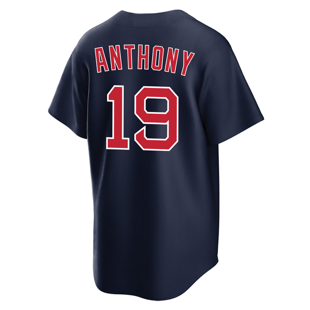 Friene B.Red Sox #19 Roman Anthony Player Navy Home Game Stitched Jerseys