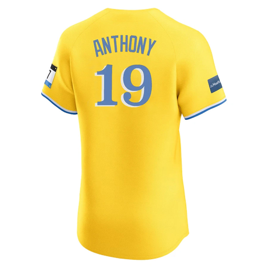 Friene B.Red Sox #19 Roman Anthony Player Yellow Limited Elite Home Game Stitched Jerseys