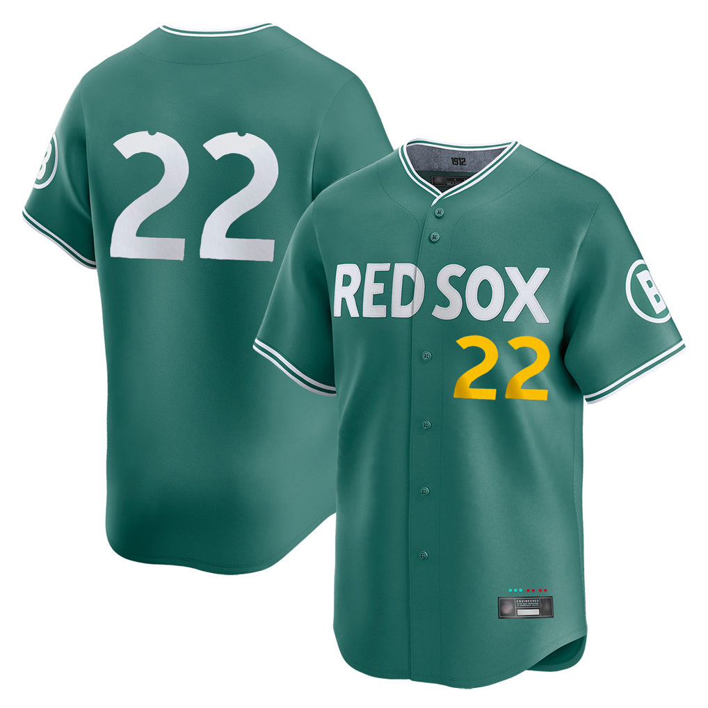 Friene B.Red Sox #22 Garrett Whitlock Player Green City Connect Limited Home Game Stitched Jerseys