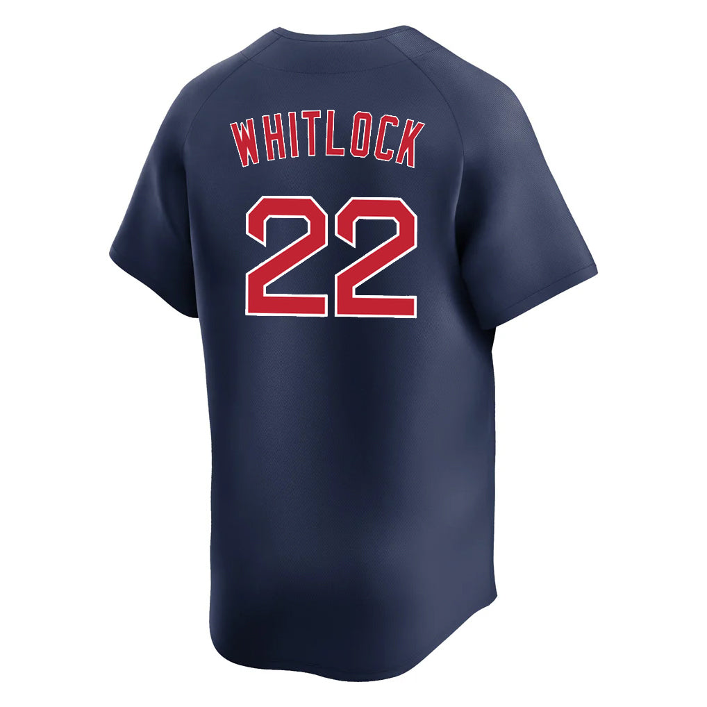 Friene B.Red Sox #22 Garrett Whitlock Player Navy Limited Home Game Stitched Jerseys