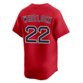 Friene B.Red Sox #22 Garrett Whitlock Player Red Limited Home Game Stitched Jerseys