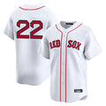 Friene B.Red Sox #22 Garrett Whitlock Player White Limited Home Game Stitched Jerseys