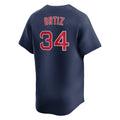 Friene B.Red Sox #34 David Ortiz Player Navy Limited Home Game Stitched Jerseys