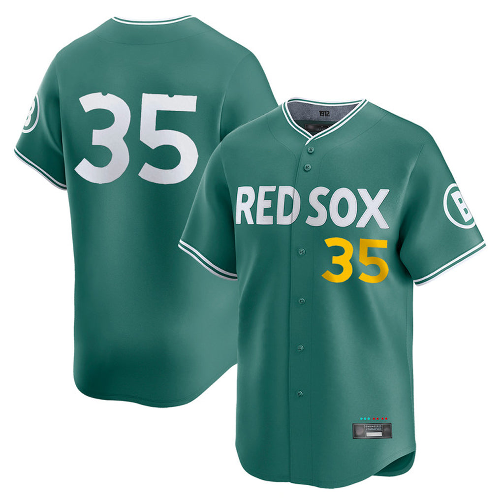 Friene B.Red Sox #35 Garrett Crochet Player Green City Connect Limited Home Game Stitched Jerseys