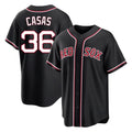 Friene B.Red Sox #36 Triston Casas Player Black Out Home Game Stitched Jerseys