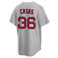 Friene B.Red Sox #36 Triston Casas Player Gray Road Home Game Stitched Jerseys