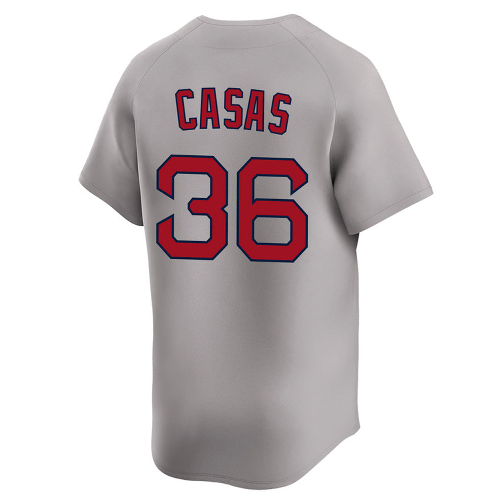 Friene B.Red Sox #36 Triston Casas Player Gray Road Limited Home Game Stitched Jerseys