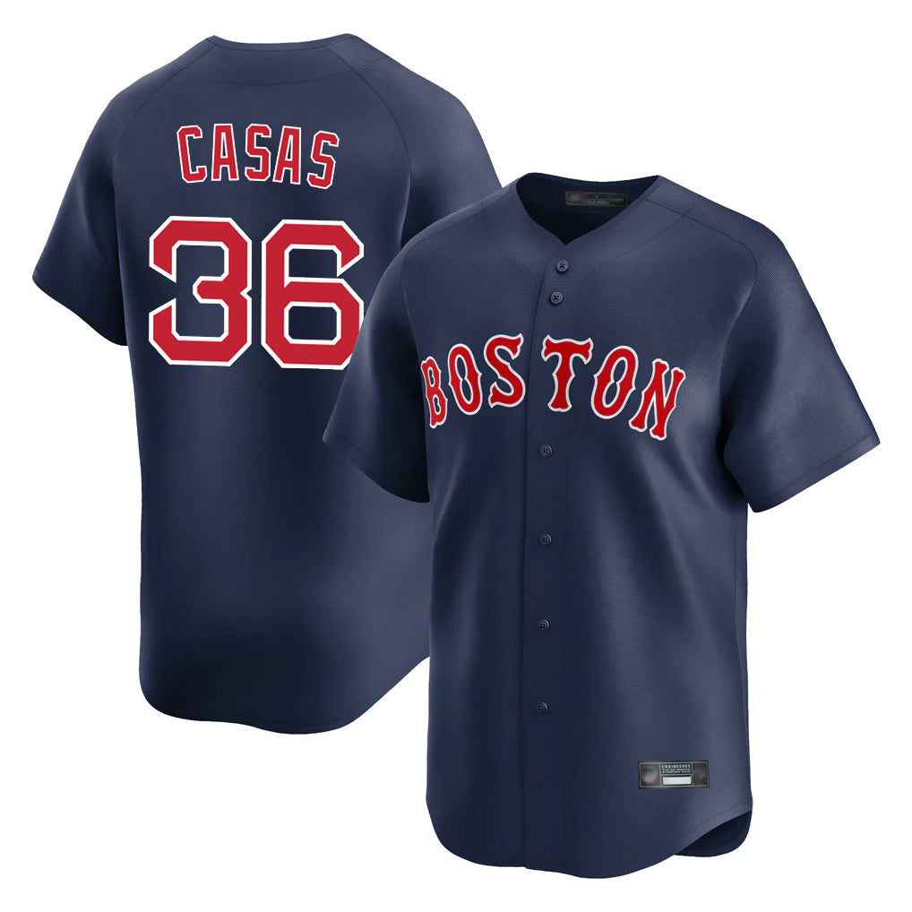 Friene B.Red Sox #36 Triston Casas Player Navy Limited Home Game Stitched Jerseys