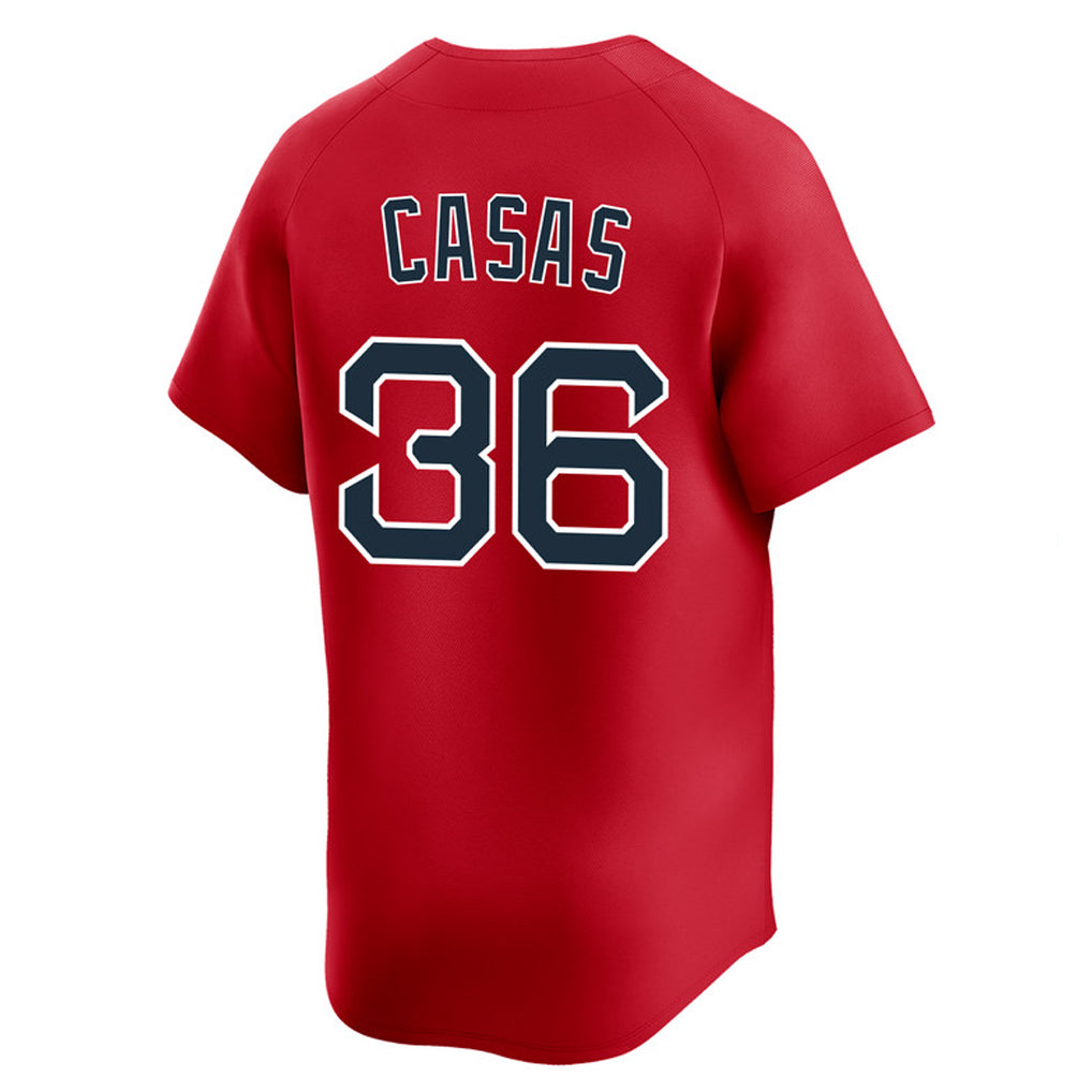 Friene B.Red Sox #36 Triston Casas Player Red Limited Home Game Stitched Jerseys