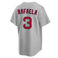 Friene B.Red Sox #3 Ceddanne Rafaela Player Gray Road Home Game Stitched Jerseys