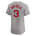 Friene B.Red Sox #3 Ceddanne Rafaela Player Gray Road Limited Elite Home Game Stitched Jerseys