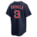 Friene B.Red Sox #3 Ceddanne Rafaela Player Navy Home Game Stitched Jerseys