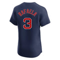 Friene B.Red Sox #3 Ceddanne Rafaela Player Navy Limited Elite Home Game Stitched Jerseys