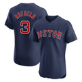 Friene B.Red Sox #3 Ceddanne Rafaela Player Navy Limited Elite Home Game Stitched Jerseys