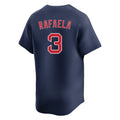 Friene B.Red Sox #3 Ceddanne Rafaela Player Navy Limited Home Game Stitched Jerseys