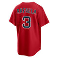 Friene B.Red Sox #3 Ceddanne Rafaela Player Red Home Game Stitched Jerseys