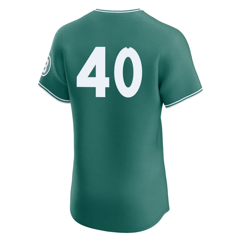 Friene B.Red Sox #40 Willson Contreras Player Green City Connect Limited Elite Home Game Stitched Jerseys