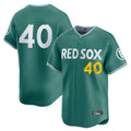 Friene B.Red Sox #40 Willson Contreras Player Green City Connect Limited Home Game Stitched Jerseys