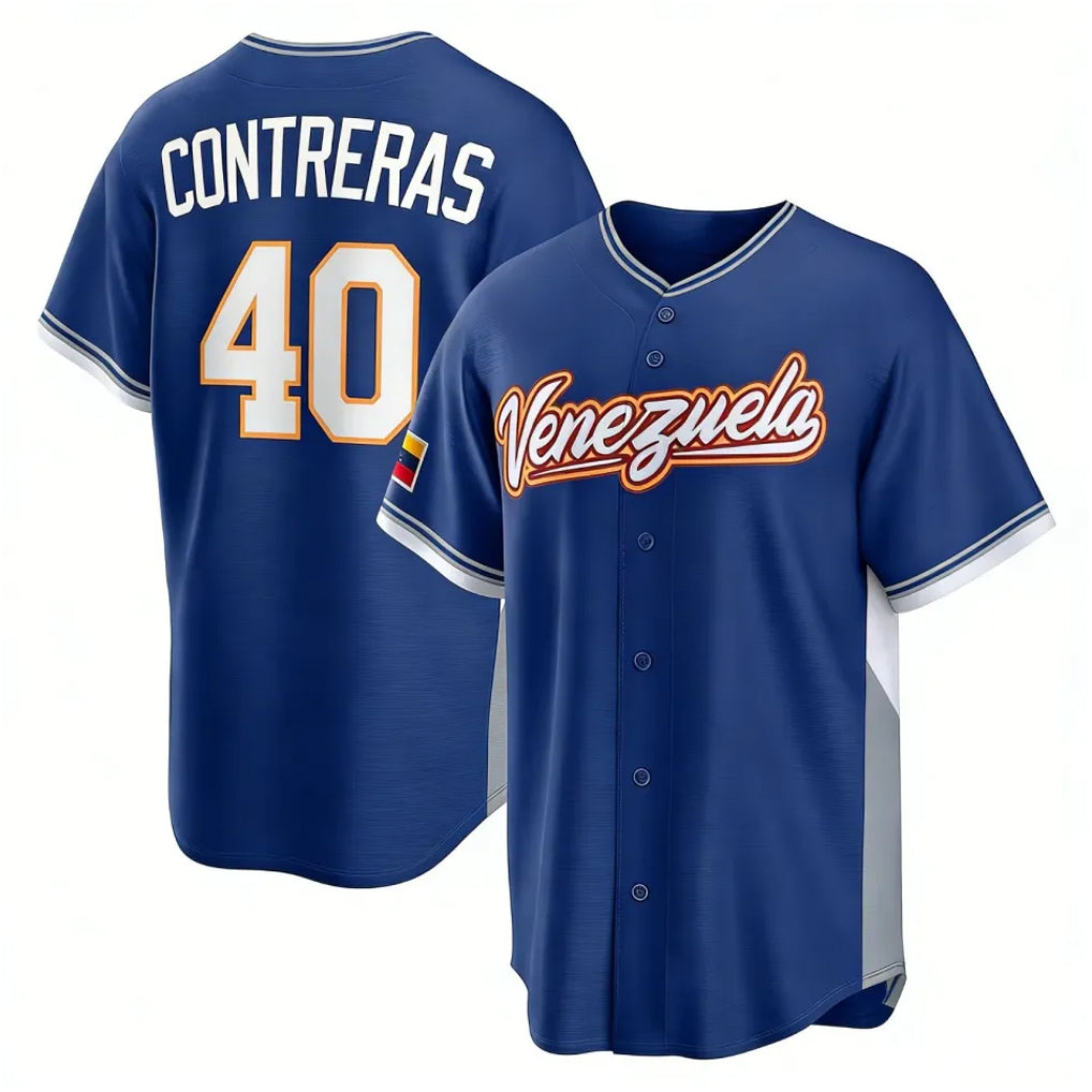 Friene B.Red Sox #40 Willson Contreras Player Royal 2026 World Classic Limited Home Game Stitched Jerseys