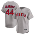 Friene B.Red Sox #44 Aroldis Chapman Player Gray Road Limited Home Game Stitched Jerseys