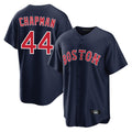 Friene B.Red Sox #44 Aroldis Chapman Player Navy Home Game Stitched Jerseys