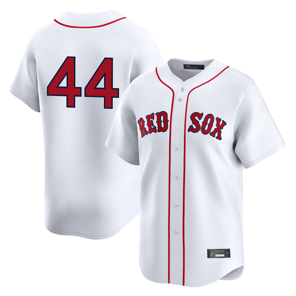 Friene B.Red Sox #44 Aroldis Chapman Player White Limited Home Game Stitched Jerseys